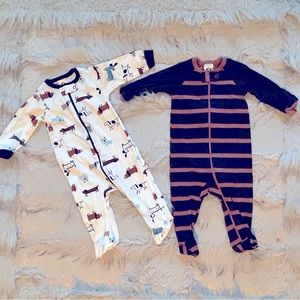 Gerber Baby Boy 0-3 M Long Sleeve Onesies (2 Pack)